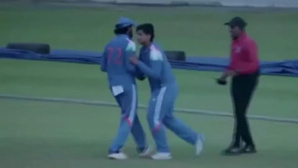 Vaibhav Sooryavanshi Fights With Umpires, Pushes Tilak Varma In Super Over Chaos
